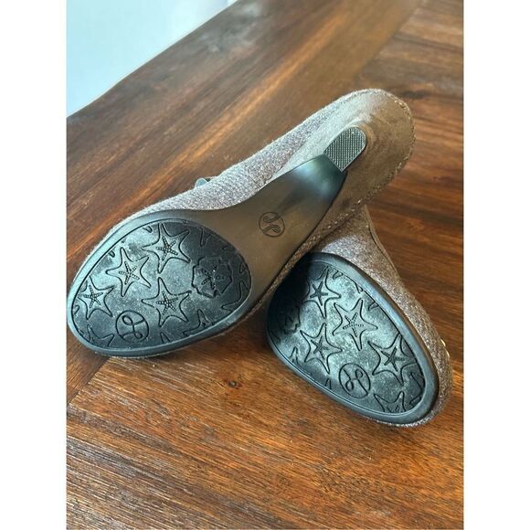 Lindsay Phillips Alex pump in gray sparkle flannel - Picture 6 of 7